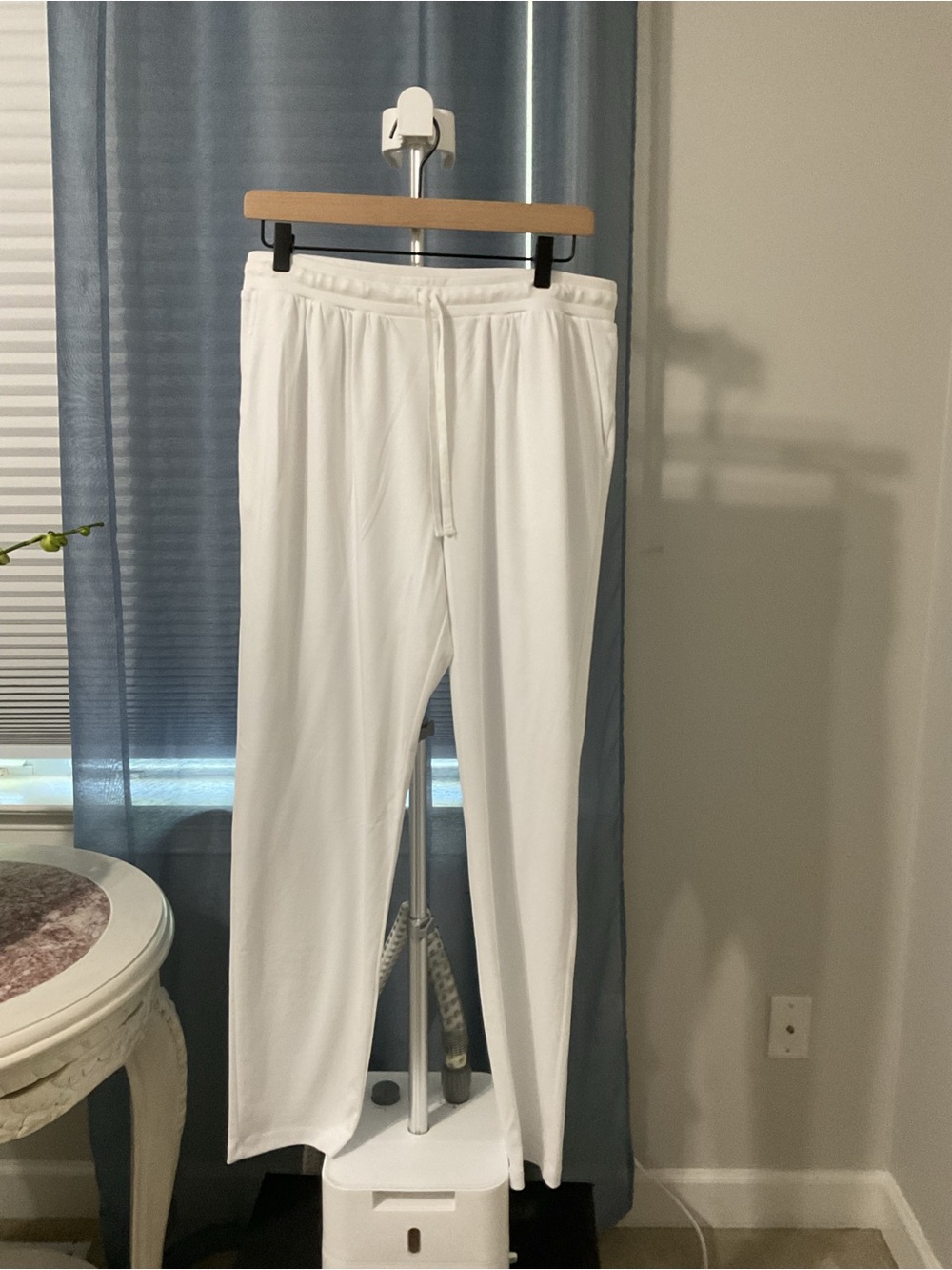 The Company Store Beachy White Drawstring Lounge Pants